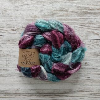 Merino (grey) & Tussah silk - 01
